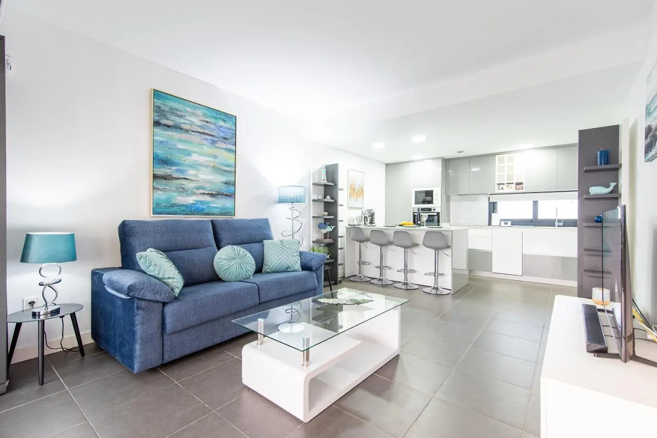 Apartmán Apartamento Azul Vv -Fuerteventura Site- Jacuzzi, Aire Acondicionado, Solarium , Terraza Vistas Panoramicas, Diseno , Luxury, Fuerteventura Site La Oliva