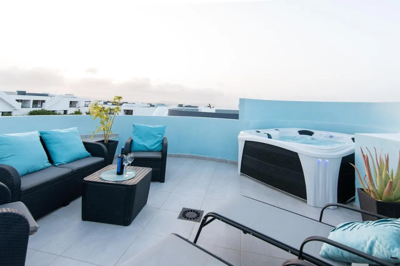 Apartmán Apartamento Azul Vv -Fuerteventura Site- Jacuzzi, Aire Acondicionado, Solarium , Terraza Vistas Panoramicas, Diseno , Luxury, Fuerteventura Site La Oliva Španělsko